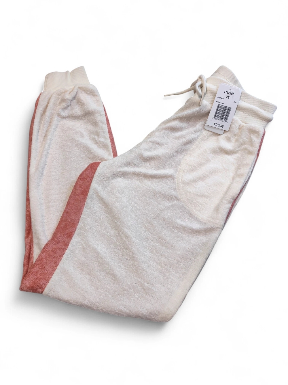 🆕 L* Space Back At It Primrose Cream Joggers Womens Size XS